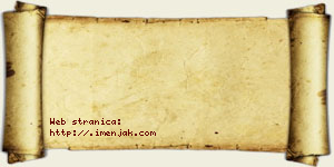 Jovana Kalajić vizit kartica